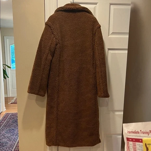 Brown Teddy Coat - Picture 3 of 3